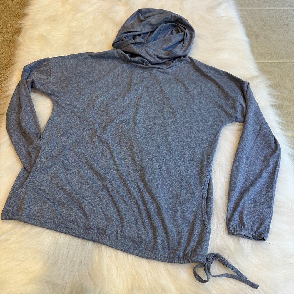 Merrell Helio Hooded Cowl Pullover Top Shirt Base Layer Purple MEDIUM #JWS22337